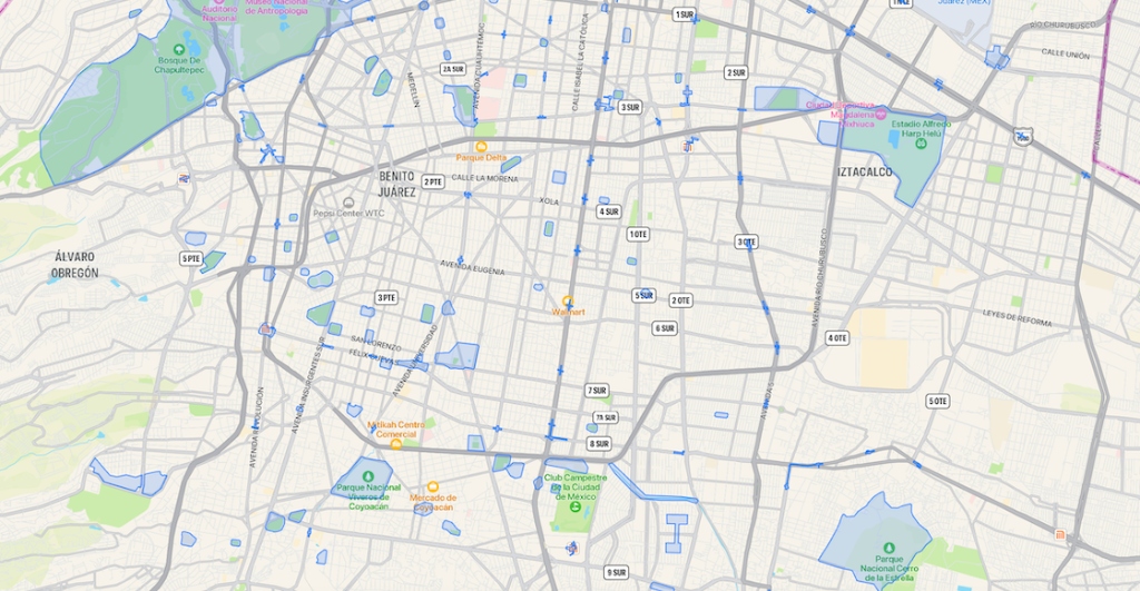 Map background
